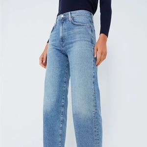 AGOLDE Flash Harper Mid Rise Wide Leg Straight